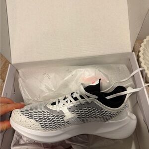 APL Women's Black and White Athletic Shoes